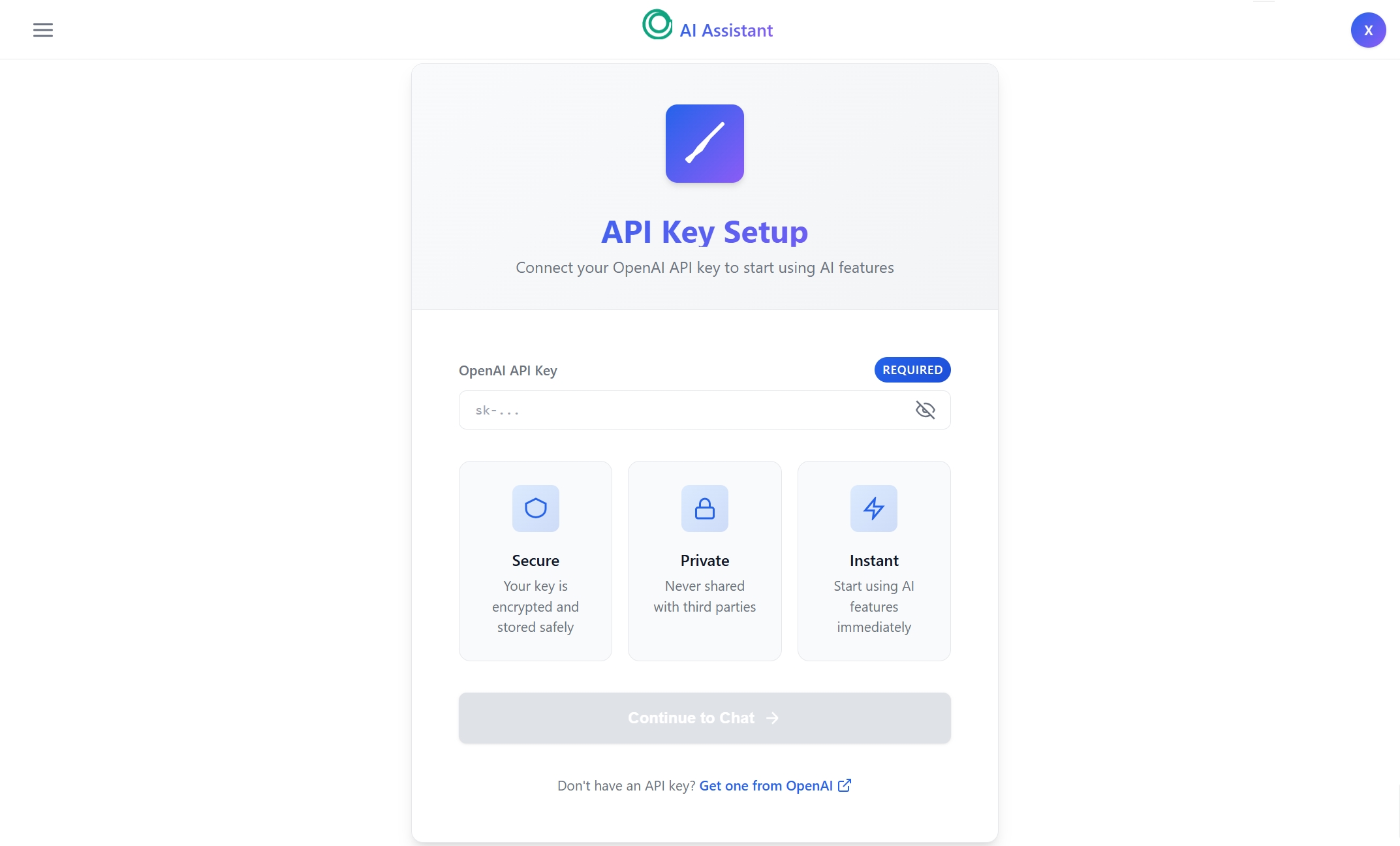 API Key Setup