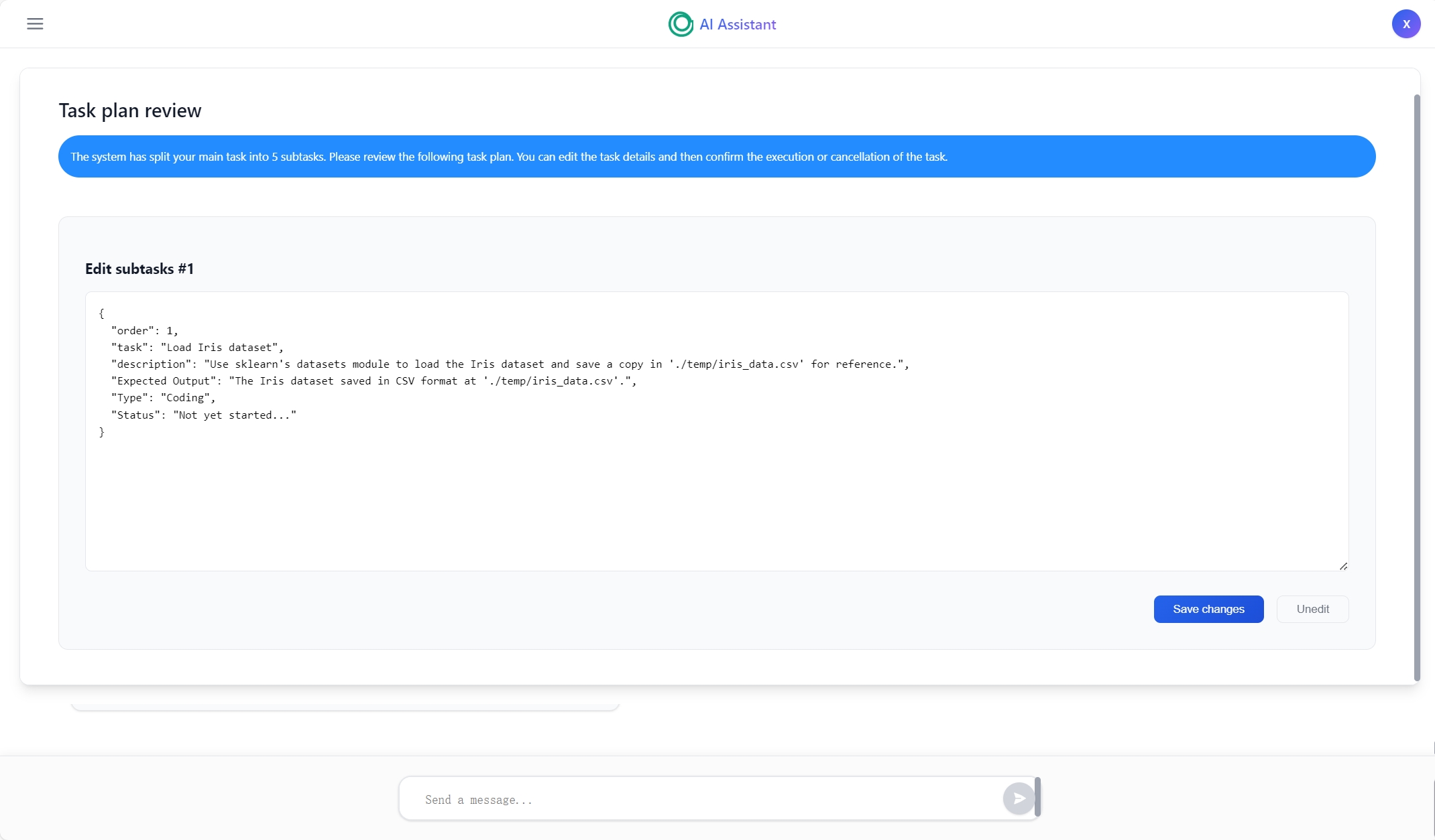 Edit Task Details